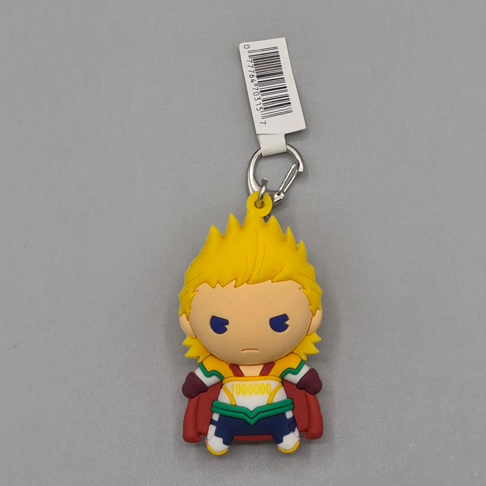 My Hero Academia Mirio Togata Lemillion 3D Foam Bag Clip Keychain Monogram Tag